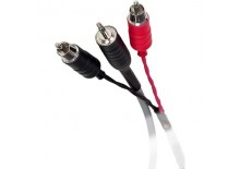 Stereo cable, JACK 3.5 mm to 2 x RCA, 1.0 m